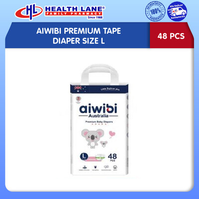 AIWIBI DIAPERS TAPE (48'S) (LARGE PACK) - L